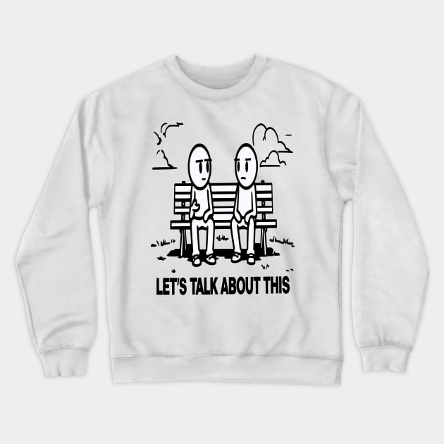 Supportive Friendship Crewneck Sweatshirt by maknatess